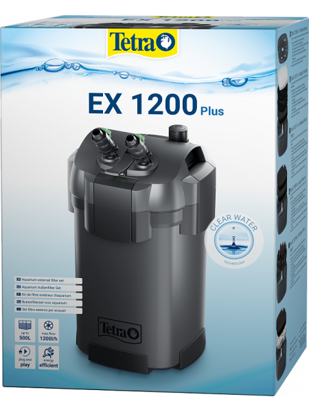 Внешний фильтр Tetratec ЕХ1200 PLUS 1200л/ч до 500л