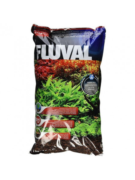 Fluval Stratum 8 кг - питательный грунт для креветок и растений