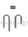 Металлические трубки забора и возврата воды 16 мм AQUAPRO (Lily Pipe)