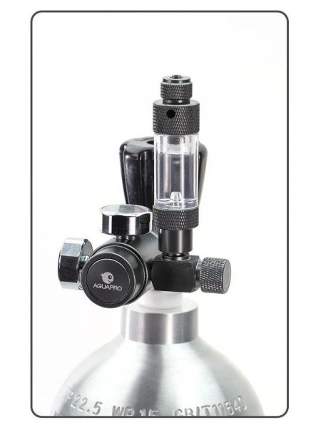 CO2 редуктор (регулятор) AQUAPRO, под вентиль резьбой W21.8 (без эл. клапана)