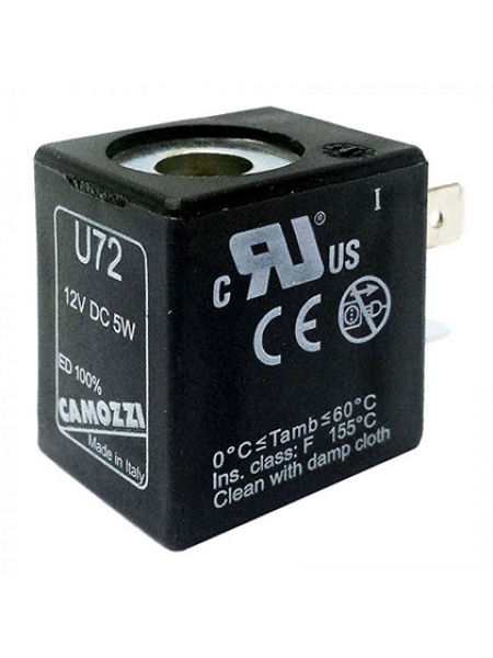 Катушка соленоид U72 DC 12V CAMOZZI