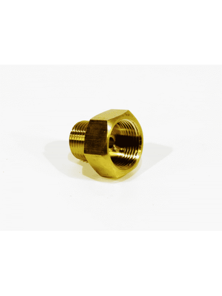 Переходник высокого давления с диаметра 3/4 на 21.8 мм (латунь) для импортных редукторов