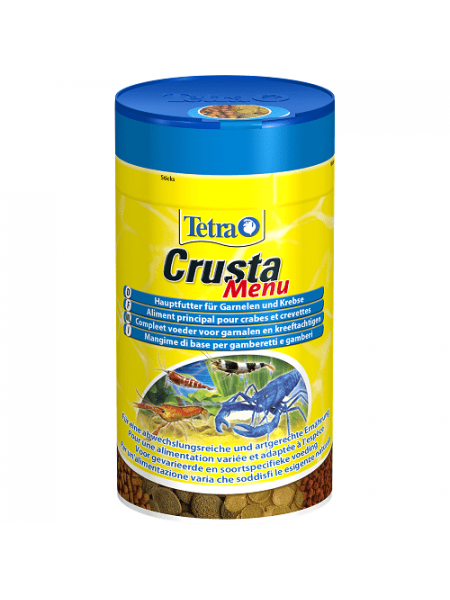 Tetra Crusta Menu - специальный корм для раков и креветок 4 вида корма