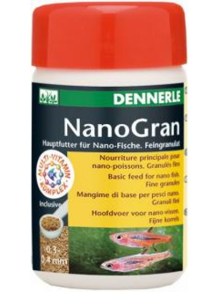Dennerle Nano Gran Основной корм в форме мини-гранул