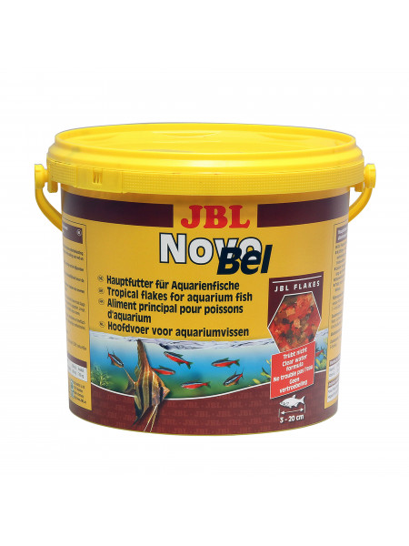 JBL NovoBel 5,5 л (950г) - Основной корм в форме хлопьев для всех аквариумных рыб