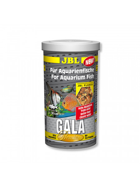 JBL Gala - Основной корм премиум для пресноводных аквариумных рыб, хлопья, 250 мл (38 г)