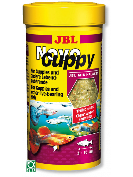 JBL NovoGuppy - Основной корм для гуппи и других живородящих, 100 мл.