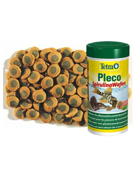 Tetra Pleco SpirulinaWafers - на развес - корм для крупных травоядных донных рыб