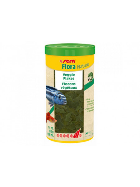 Sera Flora NATURE, 250 мл Корм для рыб