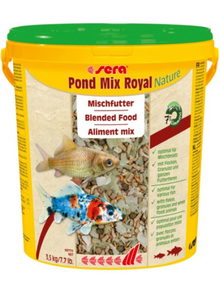 SERA MIX ROYAL 21 л 3,5 кг Корм для прудовых рыб (ведро)