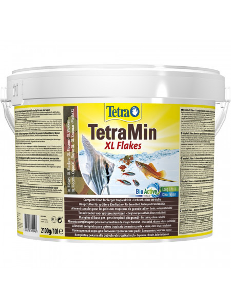 TetraMin XL Flakes 10л Корм для рыб крупные хлопья