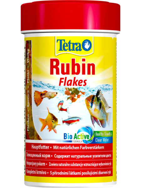 Tetra Rubin Flakes, 100 мл Корм для усиления насыщенности окраса рыб