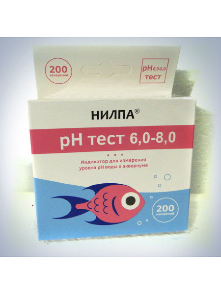 Тест НИЛПА Ph 6,0-8,0" - тест  для измерения уровня кислотности воды