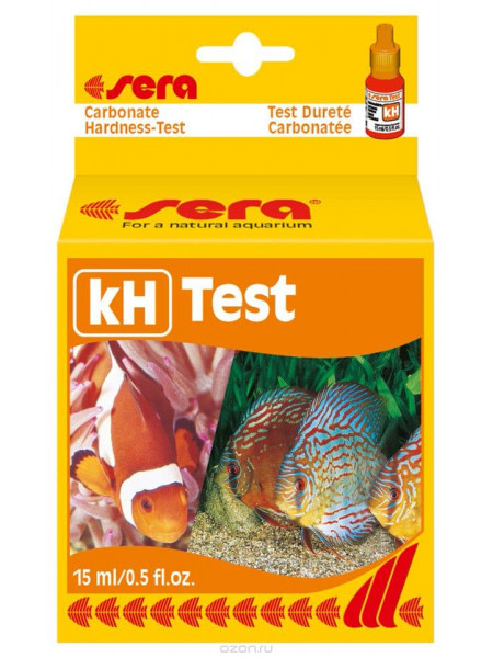 Sera kH-Test, 15 мл Тест карбонатной жесткости воды