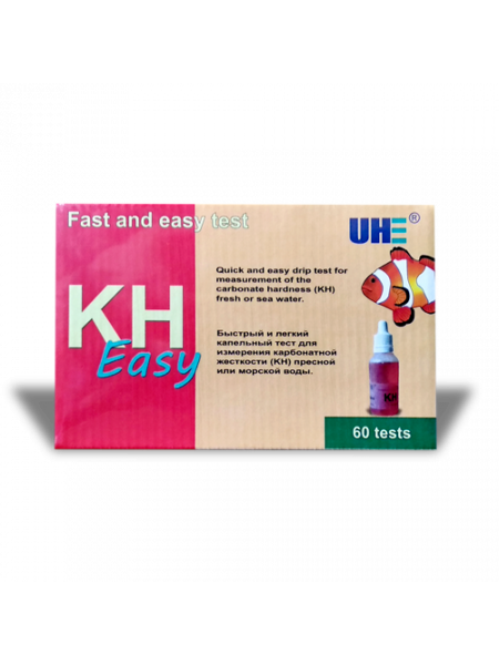 UHE KH Easy test - Тест определения карбонатной жесткости (КН) воды