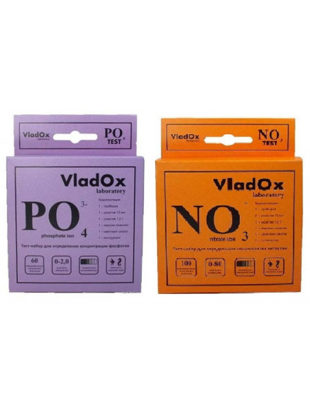 Набор тестов воды VladOx PO4, NO3