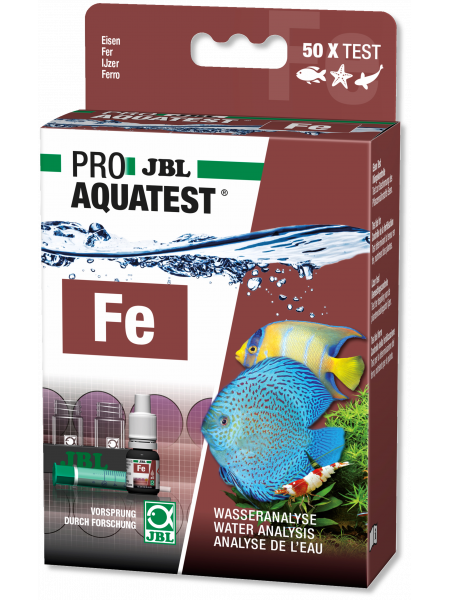 JBL ProAquaTest Fe - Экспресс-тест для определения содержания железа в пресной и морской воде