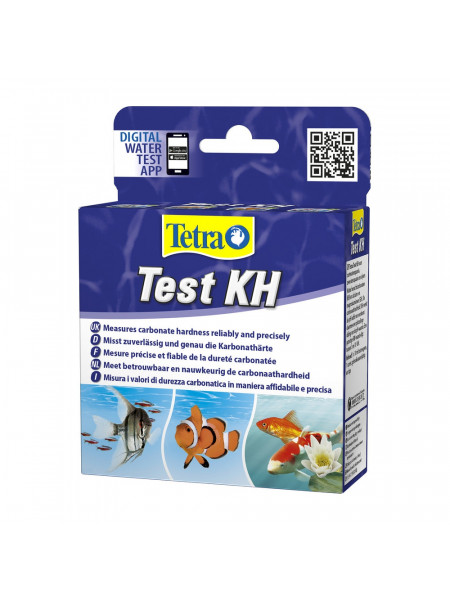 Tetra Test kH, тест воды на карбонатную жесткость, пресная и морская вода (10мл)