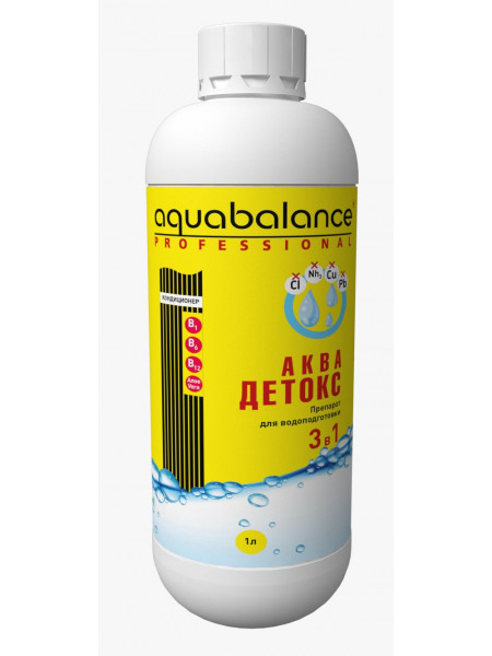 AQUABALANCE PROFESSIONAL Кондиционер АКВА-ДЕТОКС 1 л