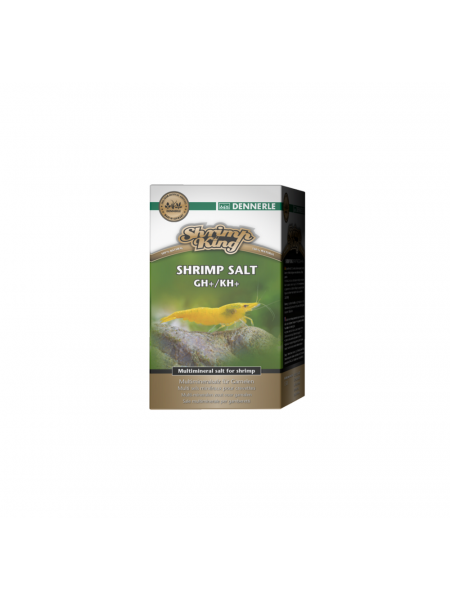 Dennerle Shrimp King Shrimp Salt GH+/KH+ Соль минеральная для повышения жесткости воды в аквариумах с креветками, 200 г