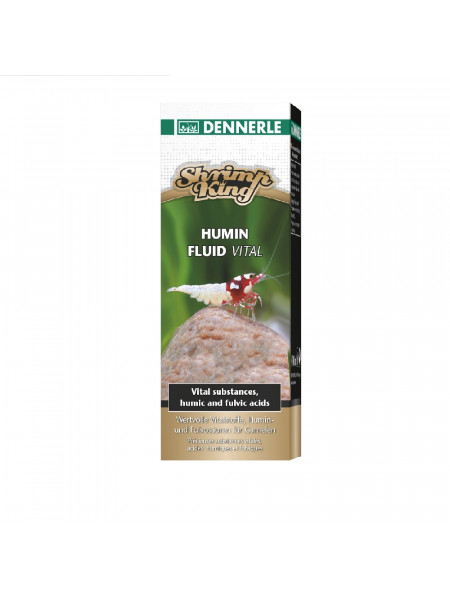 Dennerle Shrimp King Humin Fluid Vital - добавка гуминовых кислот для аквариумов с пресноводными креветками, 100мл