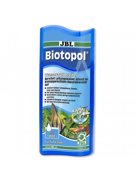 JBL Biotopol - Кондиционер для пресноводных аквариумов, 250 мл, на 1000 л