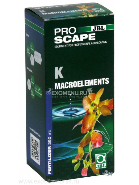 JBL ProScape K Macroelements - Калийное удобрение для акваскейпов, 250 мл