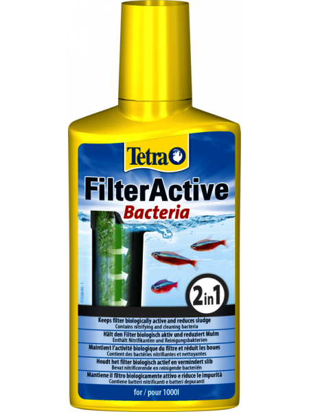 TETRA FilterActive Биостартер бактерии для активации фильтра 250мл 1000л
