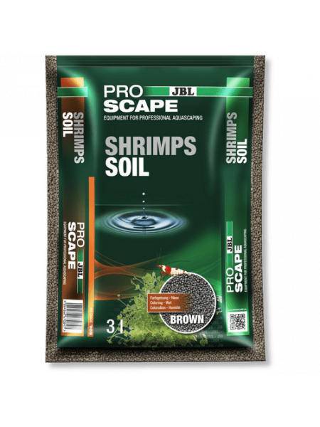 JBL ProScape ShrimpsSoil BROWN - Питательный грунт для аквариумов с креветками коричневый, 3 л