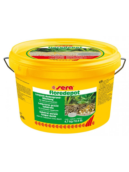 Sera Грунт для аквариумных растений "Floredepot", 4,7 кг"