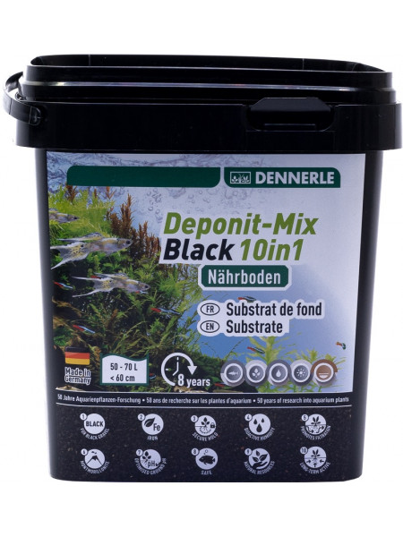 Dennerle Deponitmix Professional Black 10in1, 2,4кг Субстрат питательный