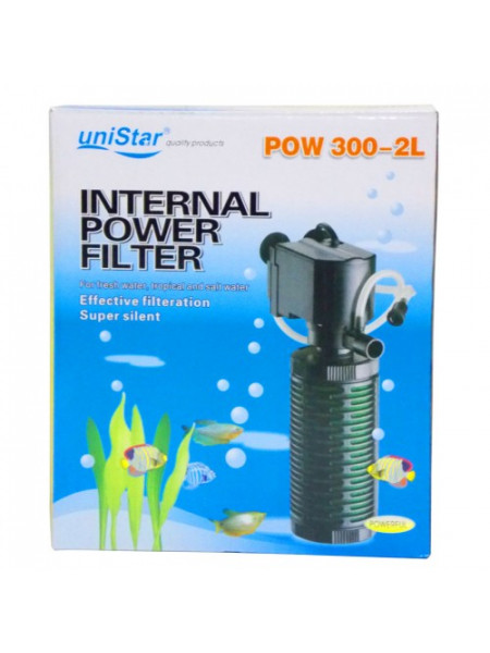 RESUN Внутренний фильтр POW 300-2L 700л/ч; 12w; 120-200л; h=0,8m