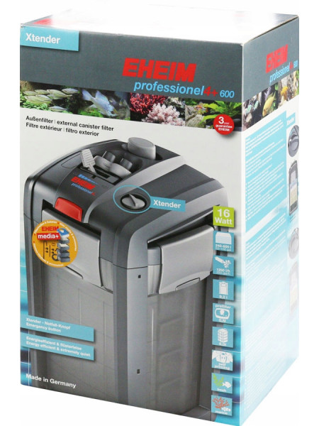 EHEIM PROFESSIONEL 4+ 2275020 (до 600л), наполнители MECH pro, BioMECH, SUBSTRAT pro Внешний фильтр
