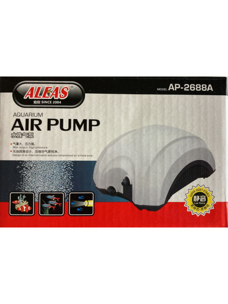 ALEAS Компрессор двухканальный 1.6X2 л/м, 3W
