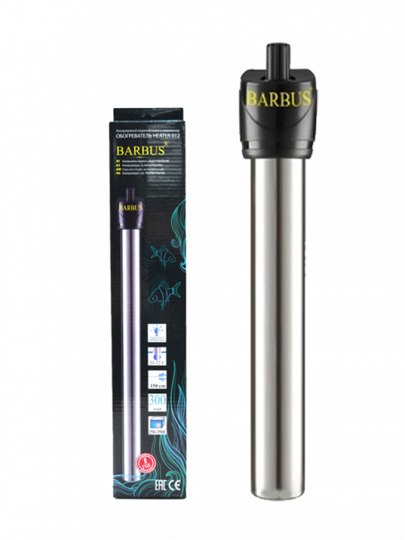 Barbus HEATER 012 МЕТАЛЛ 300 ватт 150 см электрошнур нагреватель для аквариумов