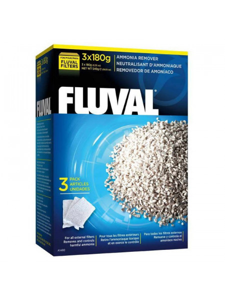 Fluval Удалители аммония для фильтров, 180 г х 3 шт