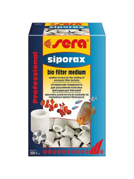 Sera Siporax 1 л - сверх-высокоэффективный биологический наполнитель для фильтров