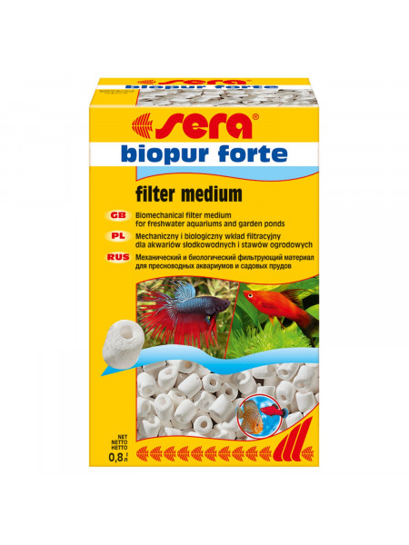 Sera Biopur FORTE 800 г - керамический наполнитель для фильтровв