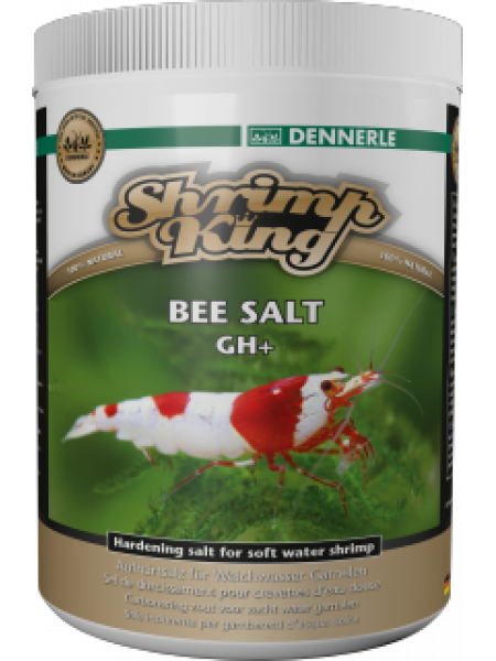 Dennerle Shrimp King Bee Salt GH+ - минеральная соль для подготовки воды в аквариумах с пресноводными креветками, 1000г
