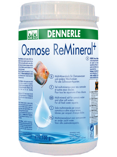 Dennerle Osmose ReMineral+ Добавка минералов для осмотической воды, 1100г