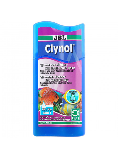JBL Clynol - Кондиционер для очистки пресной и морской аквариумной воды, 100 мл, на 400 л