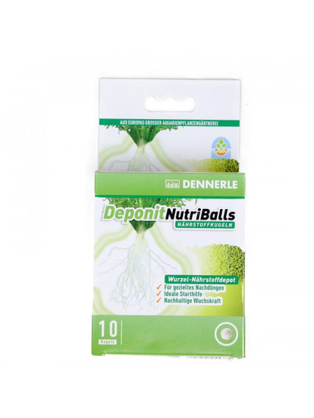 Dennerle Deponit NutriBalls, корневое удобрение в форме шариков, 10 шт