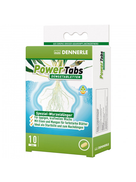 Dennerle Power Tabs, корневое удобрение в форме таблеток, 10 шт