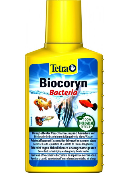 Tetra Biocoryn Bacteria Кондиционер для разложения органики 100мл на 400л